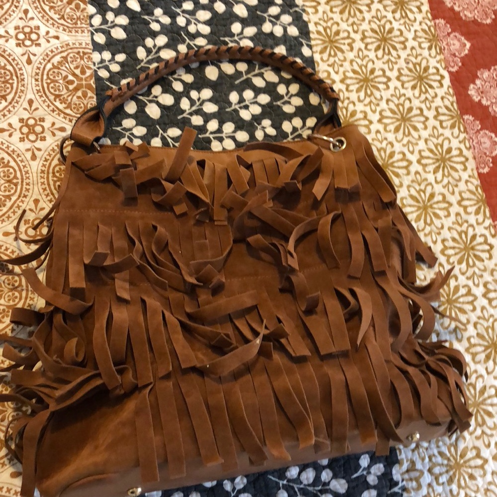 Fringe purse